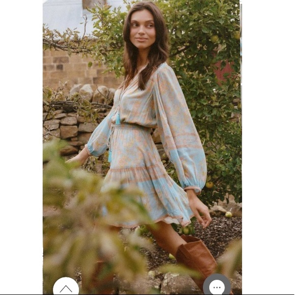 Spell & Gypsy juniper play dress eggshell blue| S - Picture 7 of 16